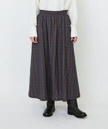 119t*美品 アデュートリステス グログランジャカードスカート 119t*美品 アデュートリステス グログランジャカードスカート