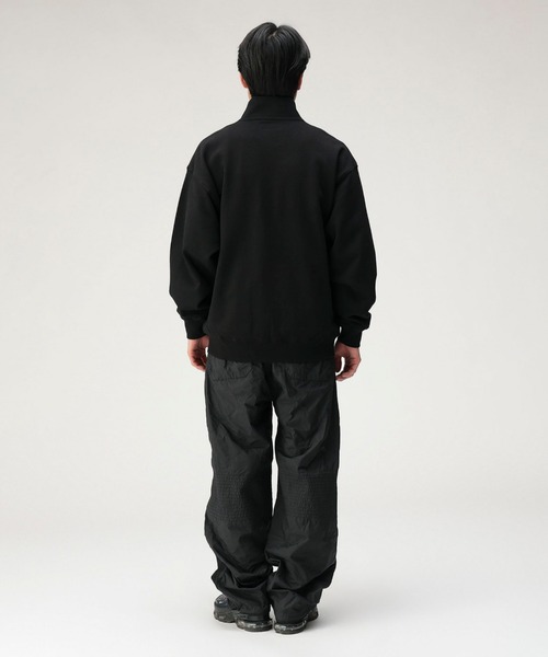 BEAMS T(ビームスティー)の「Front Poket Standzip Blouson フロントポケット スタンドジップ ブルゾン(スウェット・メンズ・ブラック/ライトグレー・M/L/XL/S)」の6枚目の写真
