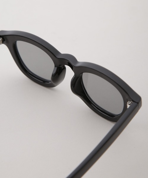 NANO universe（ナノユニバース）の「アイウェア/ボストン型 セルフレーム１（サングラス・メンズ・ブラック/ブラウン・FREE）」の6枚目の写真