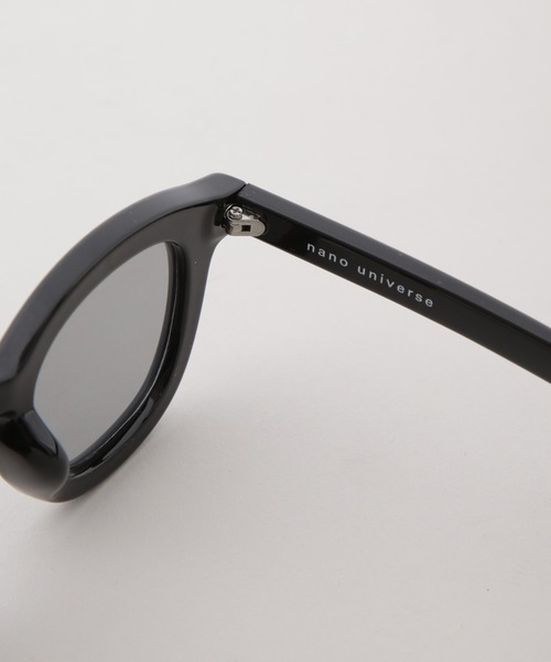 NANO universe（ナノユニバース）の「アイウェア/ボストン型 セルフレーム１（サングラス・メンズ・ブラック/ブラウン・FREE）」の7枚目の写真