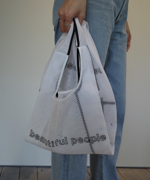 セール】beautiful people contour logo flipmesh bag（ショルダー