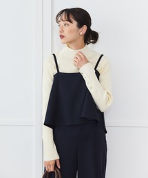 Sirin（シリン）の「【ZOZO限定】袖口ゴールドボタンボトルネックリブニット（ニット/セーター）」