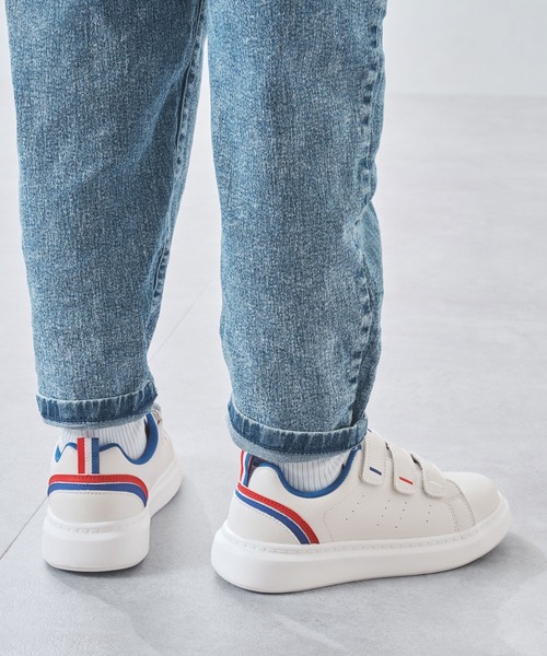 ORiental TRaffic(オリエンタルトラフィック)の「2025秋冬新作 KIDS スリーベルト コートソール スニーカー/K-503(サンダル・キッズ・ブルー/グリーン/ピンク・16.0cm/17.0cm/18.0cm/19.0cm/20.0cm/21.0cm/22.0cm/23.0cm)」の18枚目の写真