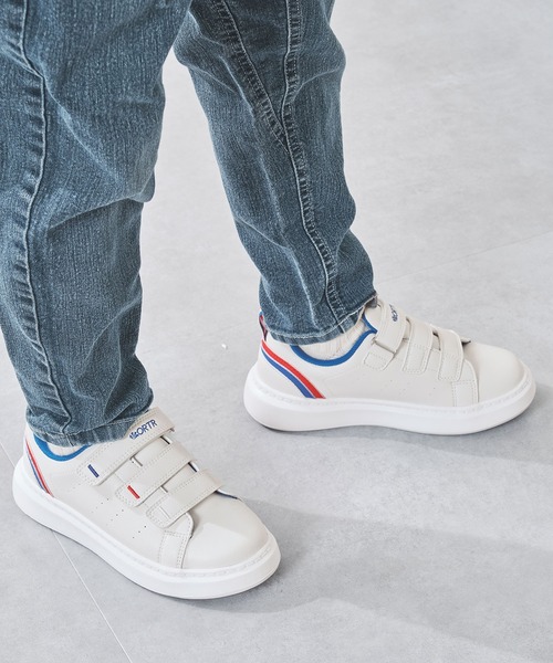 ORiental TRaffic(オリエンタルトラフィック)の「2025秋冬新作 KIDS スリーベルト コートソール スニーカー/K-503(サンダル・キッズ・ブルー/グリーン/ピンク・16.0cm/17.0cm/18.0cm/19.0cm/20.0cm/21.0cm/22.0cm/23.0cm)」の12枚目の写真