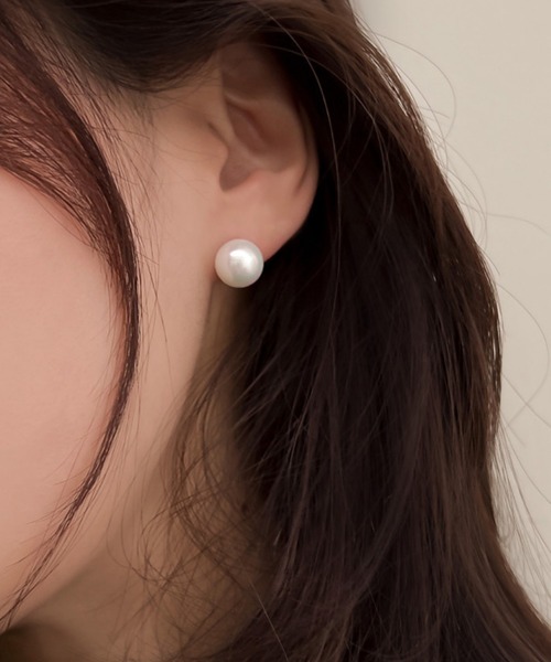 VIBGYOR(ヴィブジョー)の「FReePLACe/シンプル パール ピアス R0132(ピアス(両耳用)・レディース・その他4/その他1/その他2/その他3/その他5・FREE)」の1枚目の写真