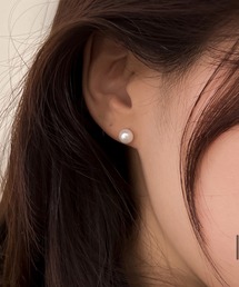 FReePLACe/シンプル パール ピアス R0132