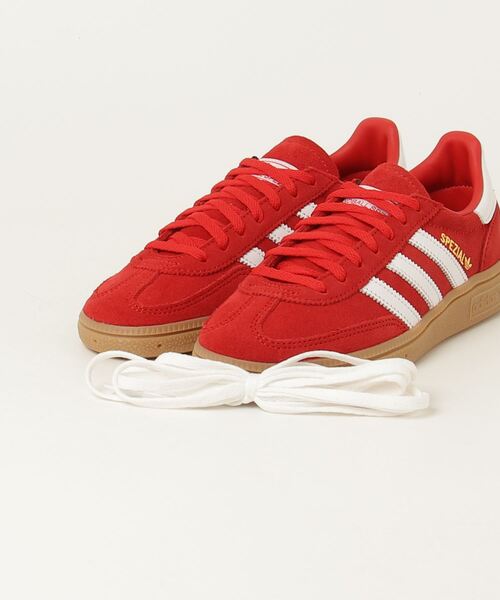 adidas（アディダス）の「ハンドボール スペツィアル W シューズ / HANDBALL SPEZIAL W Shoes / アディダスオリジナルス adidas Originals（スニーカー・レディース・レッド・22.0cm/22.5cm/23.0cm/23.5cm/24.0cm/24.5cm/25.0cm/25.5cm/26.0cm/26.5cm/27.0cm/27.5cm/28.0cm/28.5cm/29.0cm）」の11枚目の写真