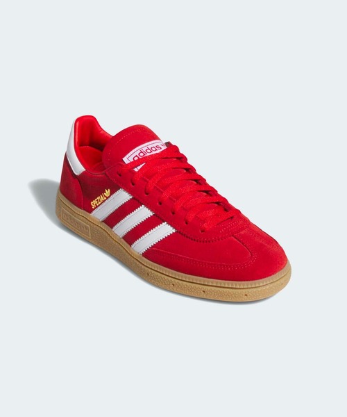 adidas（アディダス）の「ハンドボール スペツィアル W シューズ / HANDBALL SPEZIAL W Shoes / アディダスオリジナルス adidas Originals（スニーカー・レディース・レッド・22.0cm/22.5cm/23.0cm/23.5cm/24.0cm/24.5cm/25.0cm/25.5cm/26.0cm/26.5cm/27.0cm/27.5cm/28.0cm/28.5cm/29.0cm）」の4枚目の写真