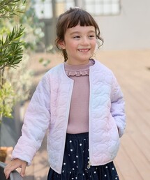 ANY（エニィ）の「【ドッキング可能】ネコキルトブルゾン（ブルゾン・キッズ）」