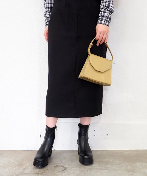 あしながおじさん（アシナガオジサン）の「厚底レトロブーツ　1310275（ブーツ・レディース・ブラック/マルチ・22.5cm/23cm/23.5cm/24cm/24.5cm）」の18枚目の写真