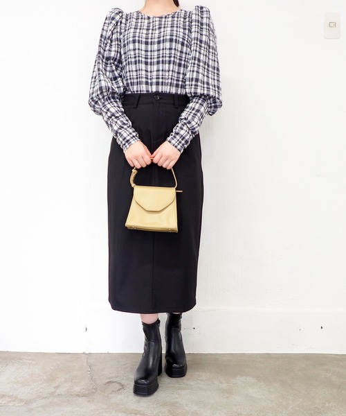 あしながおじさん（アシナガオジサン）の「厚底レトロブーツ　1310275（ブーツ・レディース・ブラック/マルチ・22.5cm/23cm/23.5cm/24cm/24.5cm）」の19枚目の写真