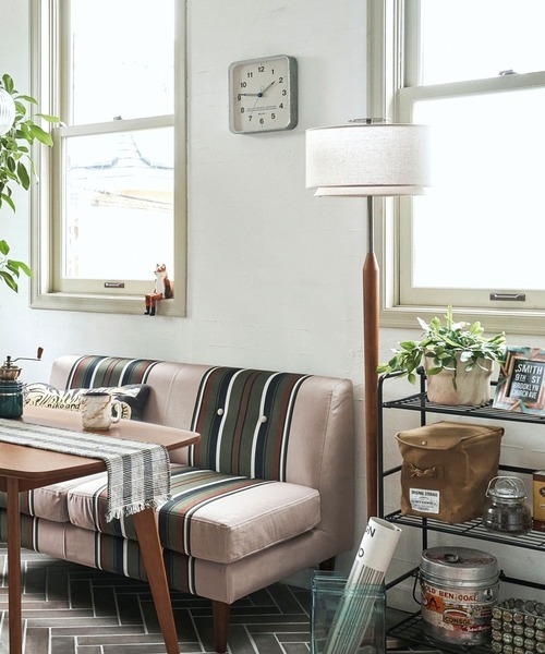 niko and...（ニコアンド）の「オリジナル スクエアウォールクロック（掛け時計・レディース・ブラック/その他1・0）」の9枚目の写真