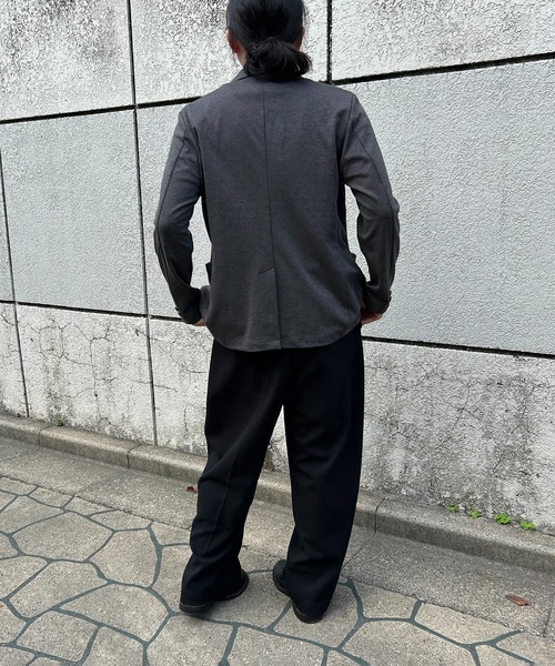 VENCEEXCHANGE（ヴァンスエクスチェンジ）の「ストレッチテーラードジャケット（テーラードジャケット・メンズ・ダークブラウン/ネイビー/グレー・S/M/L）」の13枚目の写真