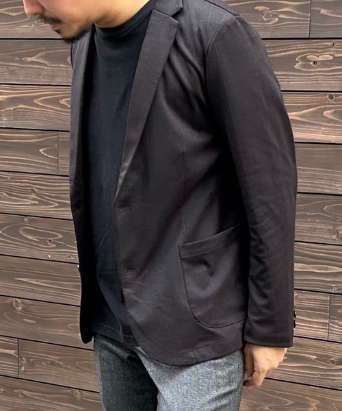 VENCEEXCHANGE（ヴァンスエクスチェンジ）の「ストレッチテーラードジャケット（テーラードジャケット・メンズ・ダークブラウン/ネイビー/グレー・S/M/L）」の16枚目の写真