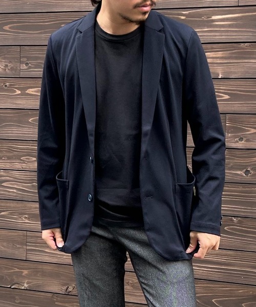 VENCEEXCHANGE（ヴァンスエクスチェンジ）の「ストレッチテーラードジャケット（テーラードジャケット・メンズ・ダークブラウン/ネイビー/グレー・S/M/L）」の20枚目の写真