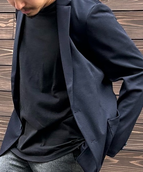 VENCEEXCHANGE（ヴァンスエクスチェンジ）の「ストレッチテーラードジャケット（テーラードジャケット・メンズ・ダークブラウン/ネイビー/グレー・S/M/L）」の22枚目の写真