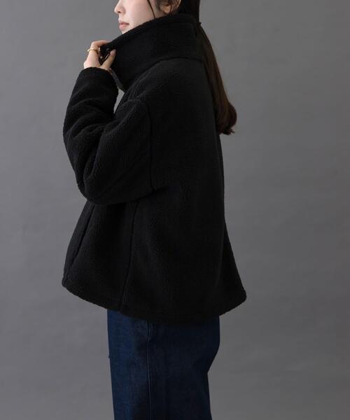 セール】FORK&SPOON スタンドカラーボアブルゾン（ブルゾン