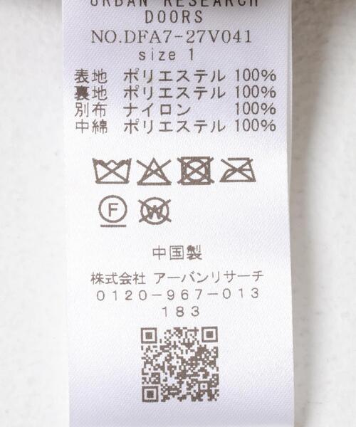 FORK&SPOON（フォークアンドスプーン）の「FORK&SPOON　スタンドカラーボアブルゾン（ブルゾン・レディース・ブラック/ベージュ・1）」の11枚目の写真