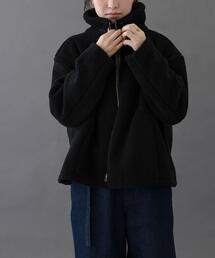 FORK&SPOON | FORK&SPOON　スタンドカラーボアブルゾン(ブルゾン)