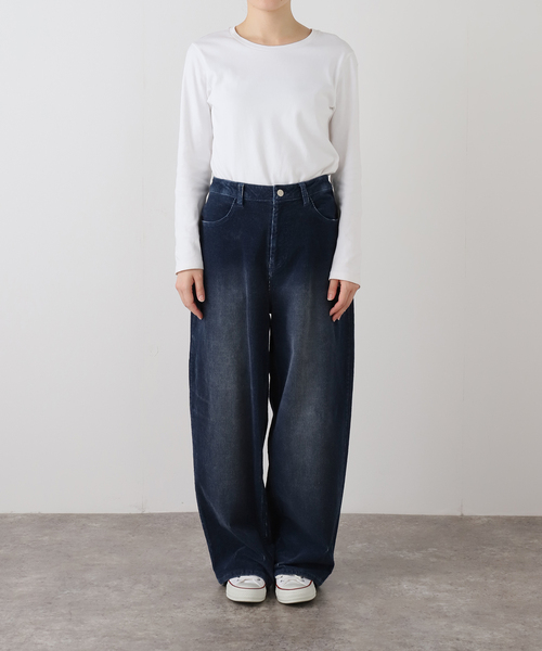 JOINT WORKS(ジョイントワークス)の「irojikake/イロジカケ SUNFADE CORDUROY PANTS(その他パンツ・レディース・ブルー/ボルドー・SMALL)」の3枚目の写真
