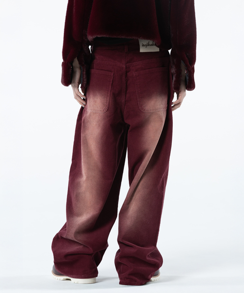 JOINT WORKS(ジョイントワークス)の「irojikake/イロジカケ SUNFADE CORDUROY PANTS(その他パンツ・レディース・ブルー/ボルドー・SMALL)」の8枚目の写真