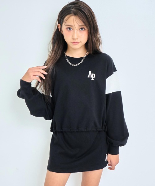 セール】カレッジ トップス × スカート スウェットSET【キッズお揃い