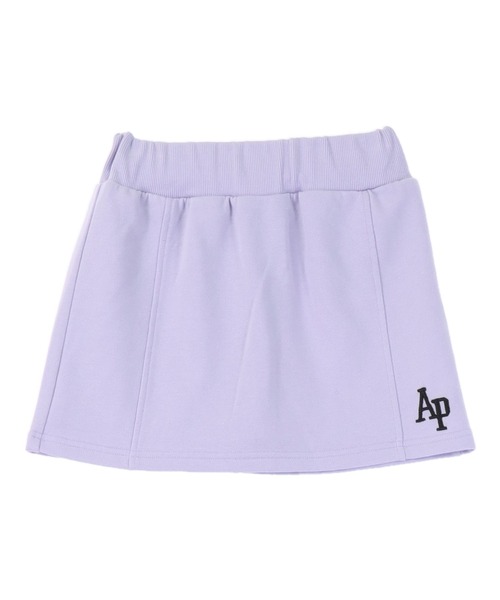 ANAP GｉRL（アナップガール）の「カレッジ トップス × スカート スウェットSET【キッズお揃い】（スウェット・キッズ・ラベンダー/ライトグレー/ブラック・S/M/XS）」の19枚目の写真