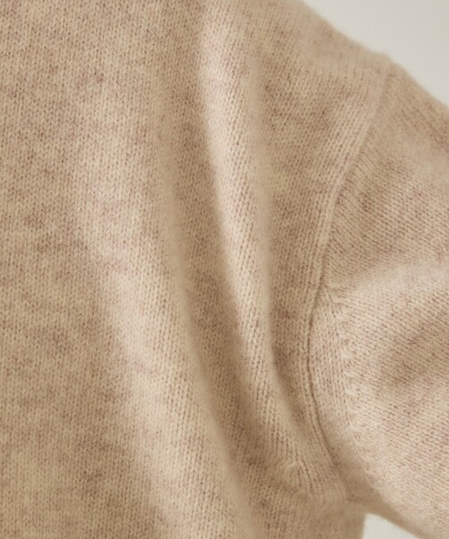 qualite（カリテ）の「カラーミックスクルーネックニット/秋服/冬服（ニット/セーター・レディース・ライトベージュ/ライム/ピンク・フリー）」の20枚目の写真