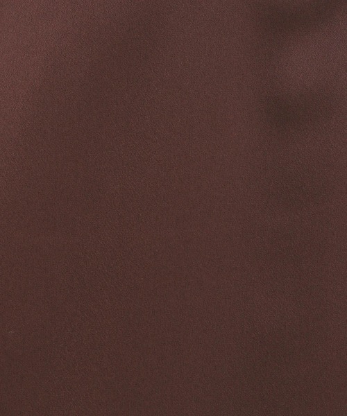 Andemiu(アンデミュウ)の「サテンスリットナロースカート603770(スカート・レディース・ブラウン/ブラック/グレイッシュベージュ・SMALL/MEDIUM)」の6枚目の写真