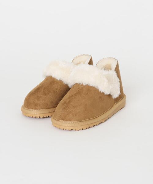 URBAN RESEARCH DOORS（アーバンリサーチドアーズ）の「ショートムートンブーツ(KIDS)（スニーカー・キッズ・ブラウン/ベージュ・20/21/22/18/19）」の7枚目の写真