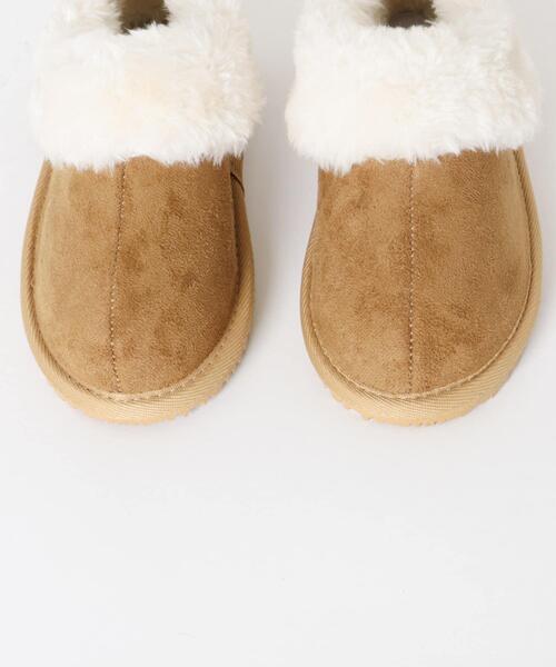 URBAN RESEARCH DOORS（アーバンリサーチドアーズ）の「ショートムートンブーツ(KIDS)（スニーカー・キッズ・ブラウン/ベージュ・20/21/22/18/19）」の8枚目の写真