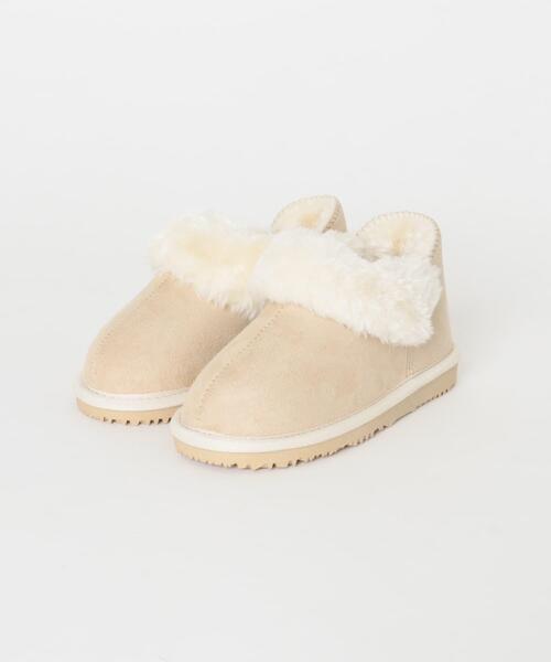 URBAN RESEARCH DOORS（アーバンリサーチドアーズ）の「ショートムートンブーツ(KIDS)（スニーカー・キッズ・ブラウン/ベージュ・20/21/22/18/19）」の4枚目の写真