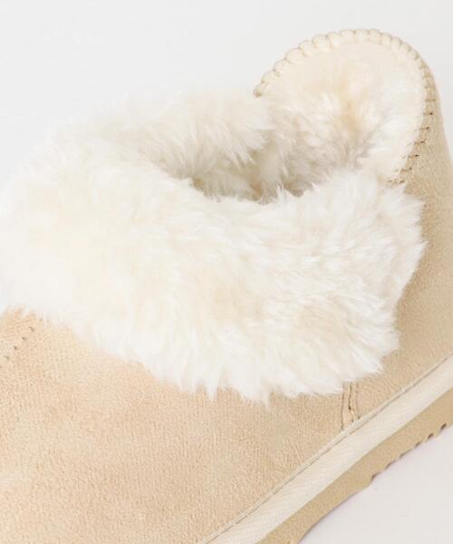 URBAN RESEARCH DOORS（アーバンリサーチドアーズ）の「ショートムートンブーツ(KIDS)（スニーカー・キッズ・ブラウン/ベージュ・20/21/22/18/19）」の5枚目の写真