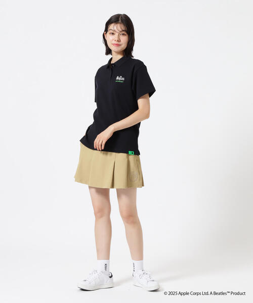 Jack Bunny!!（ジャックバニー）の「【Jack Bunny!!】【The BEATLES ×Jack Bunny!!】メッシュ天竺 半袖ポロシャツ（ポロシャツ・レディース・ブラック/ホワイト/グリーン・SMALL/MEDIUM/LARGE）」の14枚目の写真