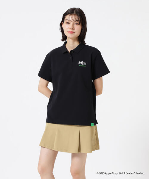 Jack Bunny!!（ジャックバニー）の「【Jack Bunny!!】【The BEATLES ×Jack Bunny!!】メッシュ天竺 半袖ポロシャツ（ポロシャツ・レディース・ブラック/ホワイト/グリーン・SMALL/MEDIUM/LARGE）」の16枚目の写真