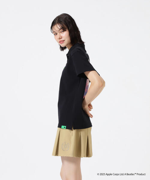 Jack Bunny!!（ジャックバニー）の「【Jack Bunny!!】【The BEATLES ×Jack Bunny!!】メッシュ天竺 半袖ポロシャツ（ポロシャツ・レディース・ブラック/ホワイト/グリーン・SMALL/MEDIUM/LARGE）」の17枚目の写真
