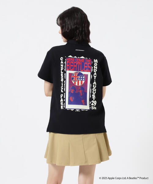 Jack Bunny!!（ジャックバニー）の「【Jack Bunny!!】【The BEATLES ×Jack Bunny!!】メッシュ天竺 半袖ポロシャツ（ポロシャツ・レディース・ブラック/ホワイト/グリーン・SMALL/MEDIUM/LARGE）」の18枚目の写真