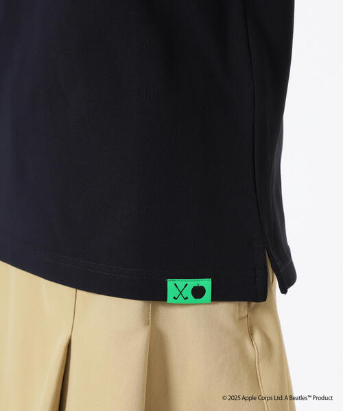 Jack Bunny!!（ジャックバニー）の「【Jack Bunny!!】【The BEATLES ×Jack Bunny!!】メッシュ天竺 半袖ポロシャツ（ポロシャツ・レディース・ブラック/ホワイト/グリーン・SMALL/MEDIUM/LARGE）」の21枚目の写真