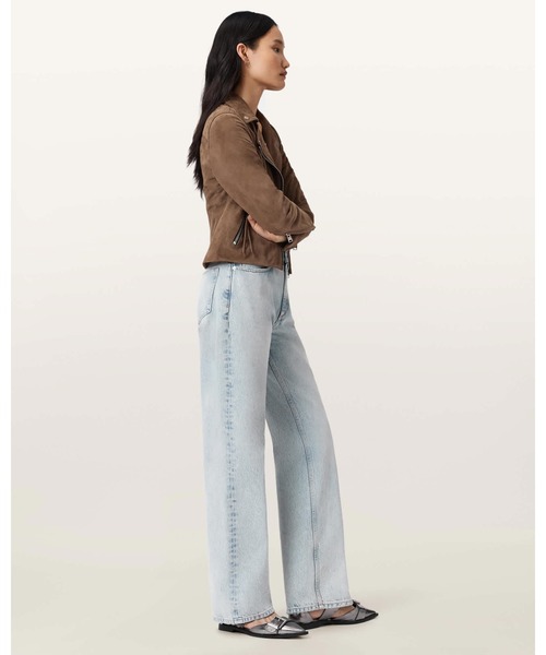ALLSAINTS（オールセインツ）の「BROOKLYN STRAIGHT LEG JEANS | BROOKLYN ストレート レッグ ジーンズ（デニムパンツ・レディース・ブルー系その他・24/25/27/26）」の5枚目の写真