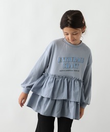 GLOBAL WORK | ロゴドッキングチュニック/599758(Tシャツ/カットソー)