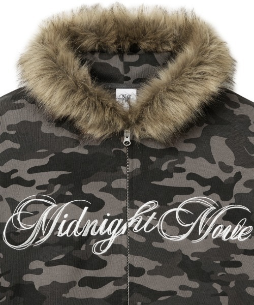 A'GEM/9 × .kom 『MIDNIGHT MOVE/ミッドナイトムーブ』camo hair zip
