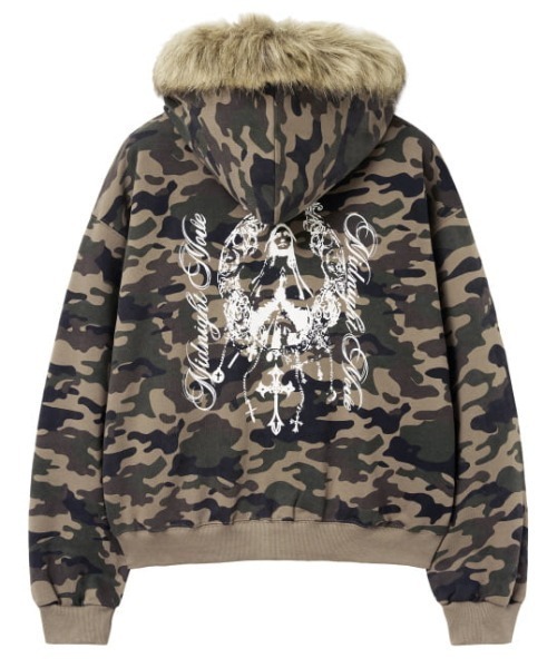 A'GEM/9 × .kom 『MIDNIGHT MOVE/ミッドナイトムーブ』camo hair zip