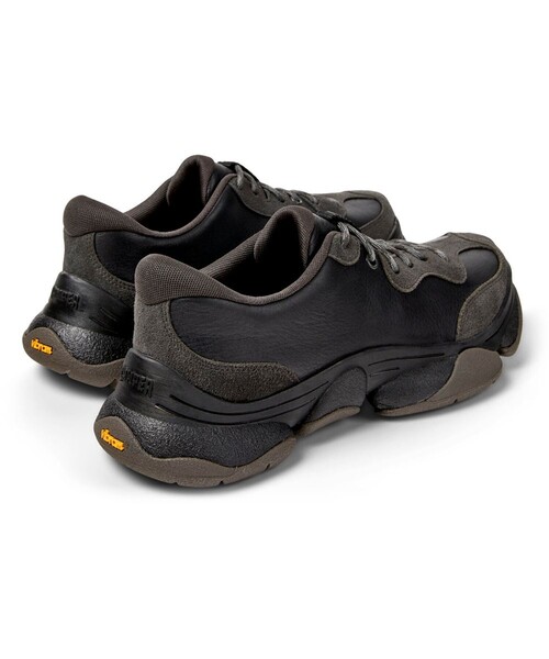 CAMPER（カンペール）の「[カンペール] KARST 2 / レザースニーカー（スニーカー・メンズ・ダークグレー・25.5cm/26.0cm/25.0cm/27.0cm/28.0cm/27.5cm）」の2枚目の写真