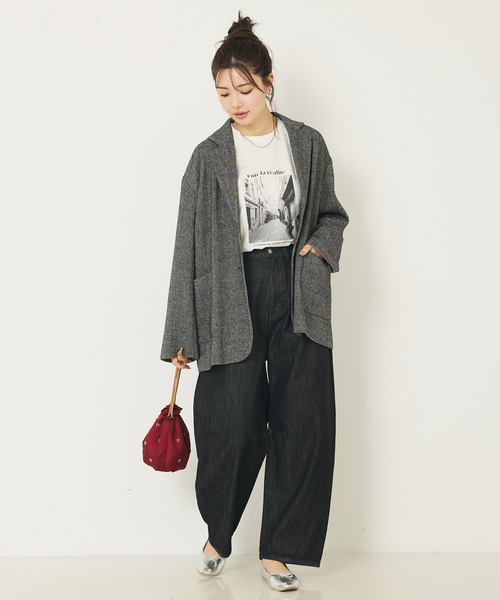 abahouse mavie（アバハウスマヴィ）の「ハートビーズ刺繍巾着（ショルダーバッグ・レディース・ブラック/ライトグレー/レッド・フリー）」の10枚目の写真