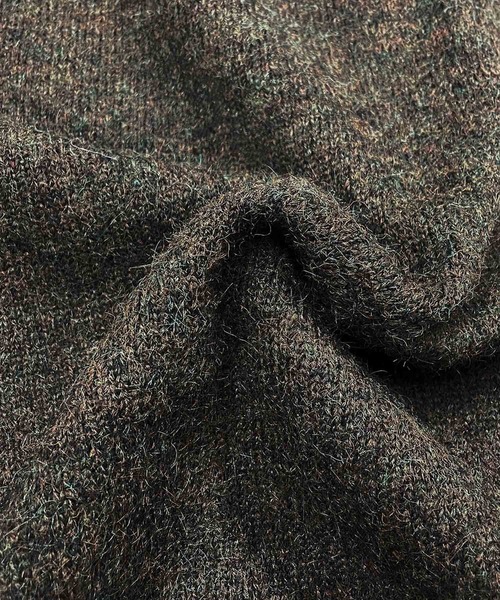 ELFRANK（エルフランク）の「襟付き ミックスニット プルオーバー ポロシャツ ポロニット（ニット/セーター・レディース・カーキ/グレー/ブラウン・FREE）」の18枚目の写真