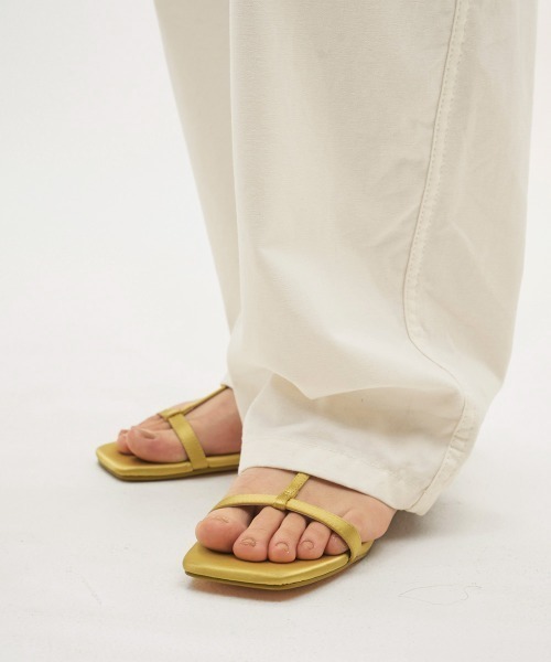 TODAYFUL(トゥデイフル)の「Satin Strap Sandals(サンダル・レディース・キナリ/チョコ/グリーン系その他・36inch/38inch/37inch)」の9枚目の写真