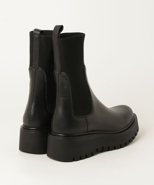 CORSO ROMA，9（コルソローマ）の「CORSO ROMA 9 Side gore rib knit boots コルソローマ サイドゴア リブニット ブーツ ブーツ（ブーツ・レディース・ブラック・38/39/37/36）」の14枚目の写真