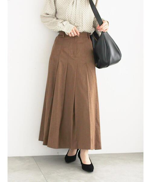 Te chichi(テチチ)の「チェックアソートロングプリーツスカート(スカート・レディース・ブラック/レッド/ブラウン/ネイビー・F)」の2枚目の写真