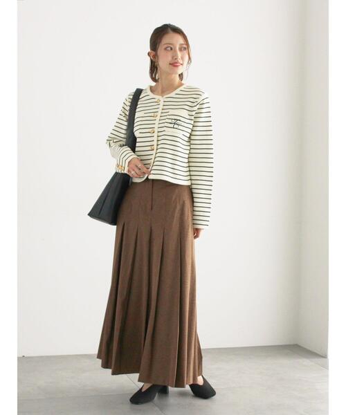 Te chichi(テチチ)の「チェックアソートロングプリーツスカート(スカート・レディース・ブラック/レッド/ブラウン/ネイビー・F)」の12枚目の写真