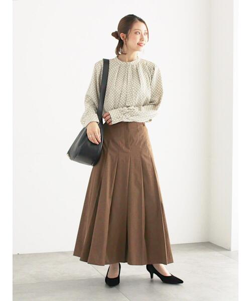 Te chichi(テチチ)の「チェックアソートロングプリーツスカート(スカート・レディース・ブラック/レッド/ブラウン/ネイビー・F)」の13枚目の写真